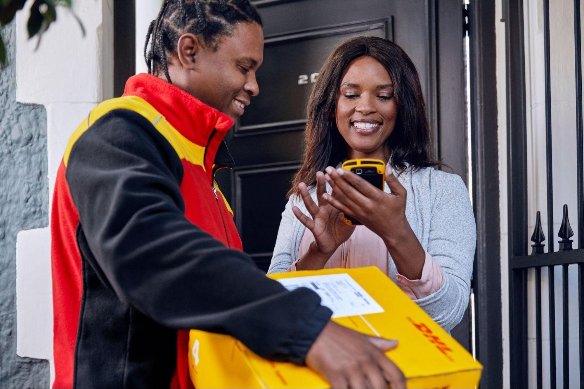 DHL Express service counter in Nairobi