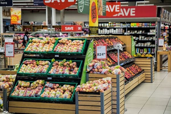 Well-stocked aisles at an Eastmatt Supermarket branch