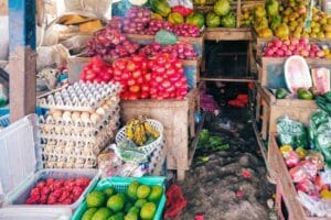 vibrant fresh produce market stall syokimau kenya scenic view 42