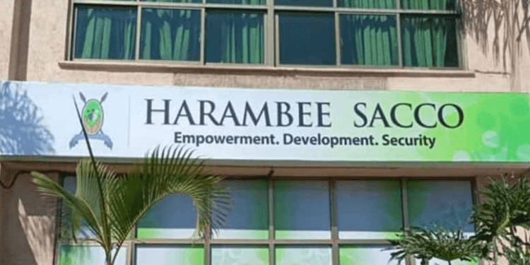 A photo of the Harambee Sacco branch in Kenya