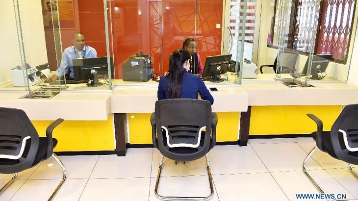 National Bank of Kenya branch banking hall customer service