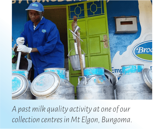 Brookside Dairy farmer milk delivery Kenya