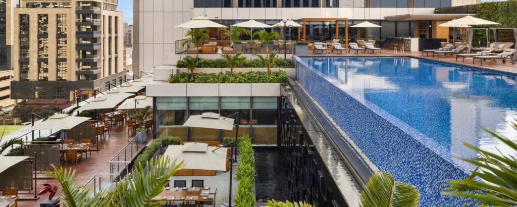 JW Marriott Hotel Nairobi infinity pool spa Kenya
