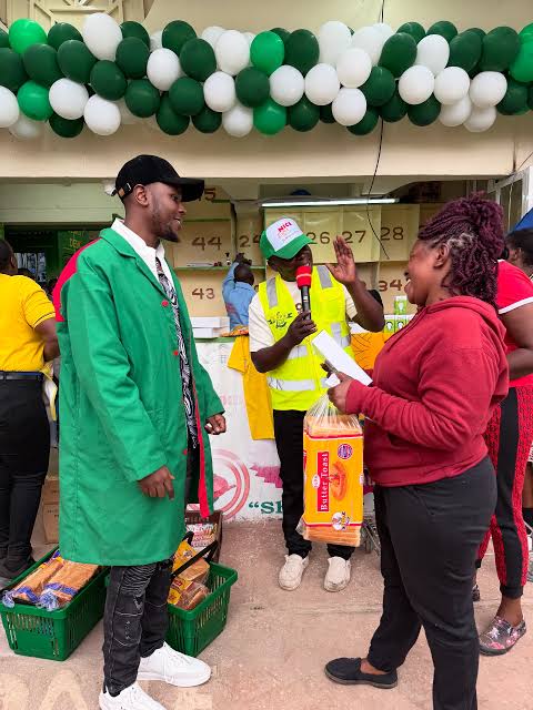 Kassmatt Supermarket customer shopping checkout Kenya