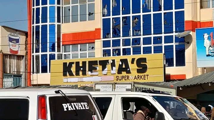 Khetia Drapers Building — the original Khetia's location in Kitale