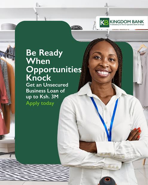 Kingdom Bank MSME small business owner financing Kenya