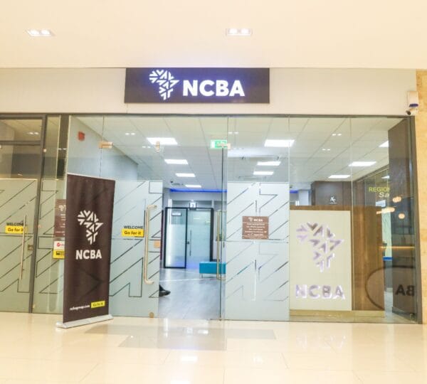 NCBA Bank branch banking hall customer service Kenya