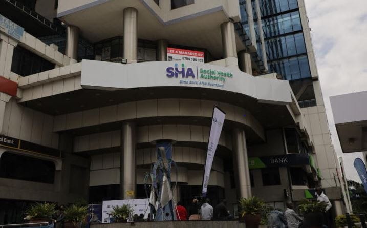 The SHA office within KNH premises, supporting patient registration and claims