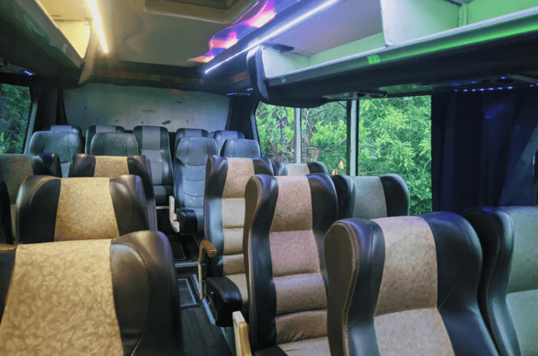 The Guardian Coach Kenya: Routes, Online Booking, Parcel Services & Contacts 18 Guardian Coach bus interior with reclining seats and charging ports