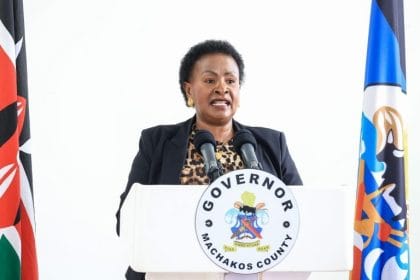 Machakos Governor Wavinya Ndeti