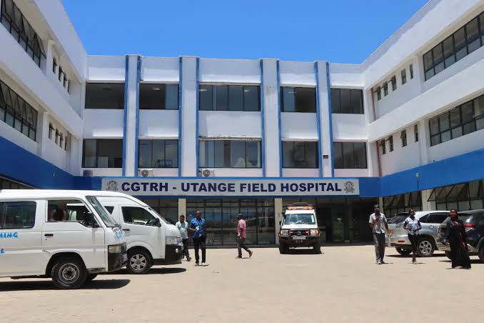 Hospital building in Mombasa Kenya