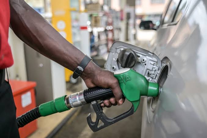 Fuel pump nozzle at a Kenyan petrol station illustrating EPRA price increase