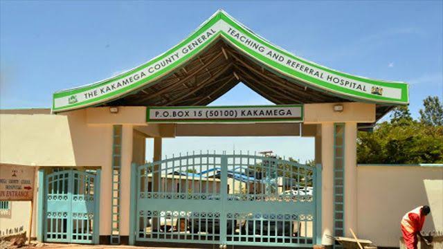 Kakamega County General Teaching and Referral Hospital entrance